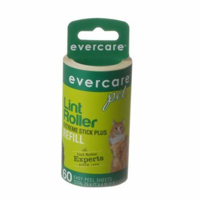 Evercare Pet Hair Adhesive Roller Refill Roll 60 Sheets - (29.8' Long x 4