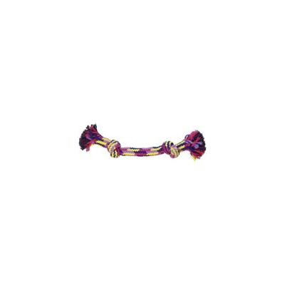 Flossy Chews Braidys 2 Knot Rope Bone Small - 9 Long - Pack of 4