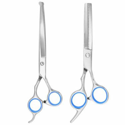2pcs Sharp and Strong Stainless Steel Blade Dog Cat Grooming Scissors Pet Grooming Kit