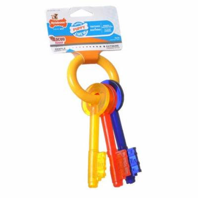 Nylabone Puppy Chew Teething Keys Chew Toy Small (For Dogs up to 25 lbs) - Pack of 12