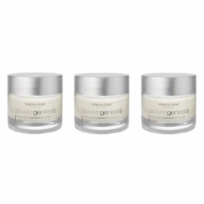 Simon & Tom Smart Genesis Ultimate Regenerative Cream - Advanced Anti Aging, Anti Wrinkle Day Cream with Apple Stem Cells Complex 50 ml/1.67 fl.oz (Pack of 3)