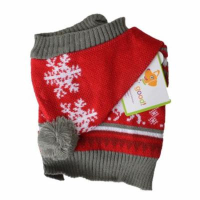 Lookin Good Holiday Dog Sweater - Red X-Small - (Fits 8-10 Neck to Tail) - Pack of 12