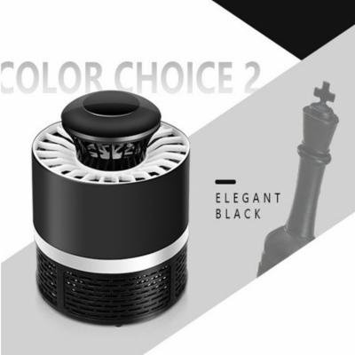 Fashion USB Photocatalyst Mosquito killer lamp Mosquito Repellent Bug Insect Trap light UV Light Killing Trap Lamp Fly Repeller (Black)