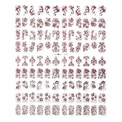 Flower Nail DIY Decal Nail Art Stickers Tips Stamping Decoration Manicure OCTAP