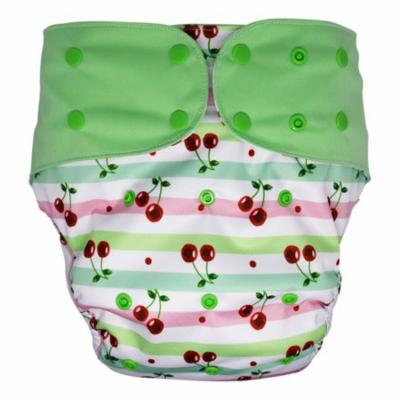 Reusable Cloth Diaper Cover Set for Big Kids, Overnight Special Needs Incontinence (Cherry)