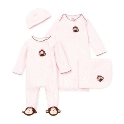 Little Me Baby Girls' Pretty Monkey Bundle