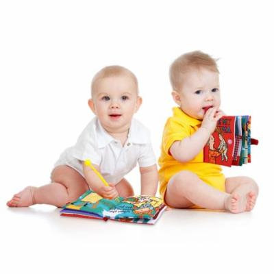 3 Set Soft Cloth Books For Newborn,Infant Educational Soft Teether Book Toy,Perfect Baby Shower Gifts