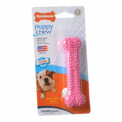 Nylabone Puppy Chew Dental Bone Chew Toy - Pink 3.75 Chew - (For Puppies up to 15 lbs) - Pack of 4