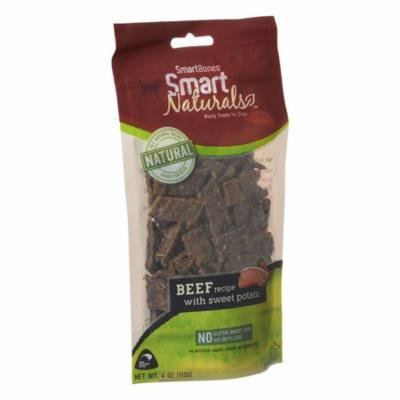 SmartBones Smart Naturals Meaty Treats for Dogs - Beef with Sweet Potato 4 oz - Pack of 3