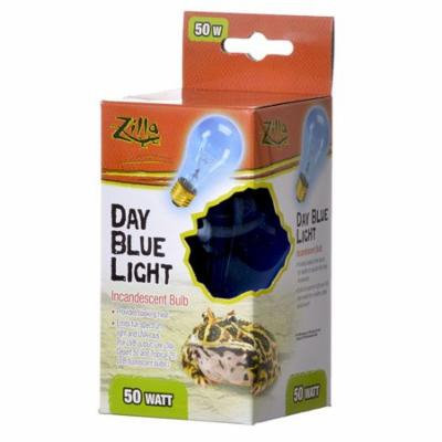 Zilla Incandescent Day Blue Light Bulb for Reptiles 50 Watt - Pack of 10