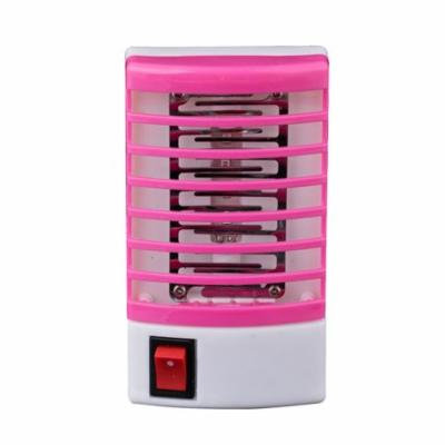2018 New Mini Mosquito Killer Lamps LED Socket Electric Mosquito Fly Bug Insect Trap Killer Night Lamp Lights lighting (Pink)