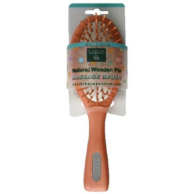 Earth Therapeutics Life + Style Natural Wooden Pin Massage Brush, 1 Brush by Earth Therapeutics