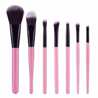 Mosunx 7Pcs Cosmetic Brush Makeup Brush Sets Kits Tools BK