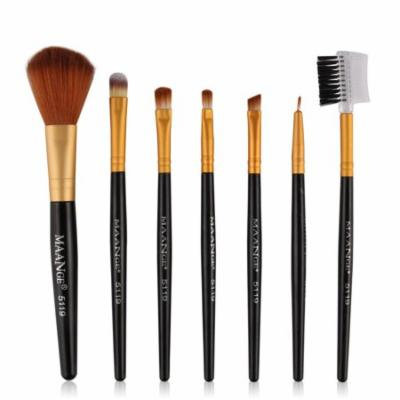 Mosunx 7pcs Makeup Cosmetic Brushes Eyeshadow Eye Shadow Foundation Blending Brush BK