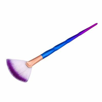 Mosunx New 1Pc Fan Brush Diamond Portable Slim Professional Makeup Brush