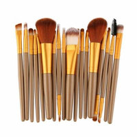 Mosunx 18 pcs Makeup Brush Set tools Make-up Toiletry Kit Wool Make Up Brush Set GD