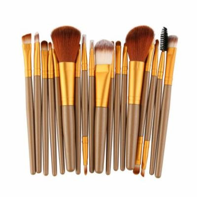 Mosunx 18 pcs Makeup Brush Set tools Make-up Toiletry Kit Wool Make Up Brush Set GD