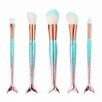 Mosunx 5PCS Make Up Foundation Eyebrow Eyeliner Blush Cosmetic Concealer Brushes