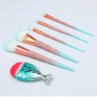 Mosunx 6PCS Pro Soft Contour Face Powder Foundation Blush Brush Makeup Cosmetic Tool