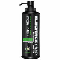 ELEGANCE PLUS Barber Salon Men Skin Jupiter Green Shaving Gel 16.9 oz BB-51850