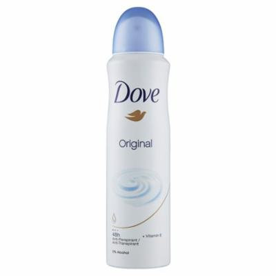 Dove Original Anti-Perspirant Deodorant Spray 150ml 24-48 Hr Protection (Pack 1)