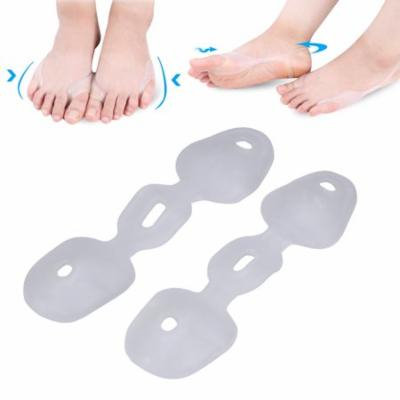Tbest 1Pair/Bag Silicone Toe Separators Valgus Corrector Straightener Foot Feet Pain Relief,Toe Separators, Bunion Corrector