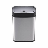 Nine Stars Steel 3.1 Gallon Motion Sensor Trash Can