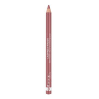 Rimmel Lasting Finish, 1000 Kisses Lip Liner, Mauve Shimmer, 0.04 oz., Long Lasting Bold Lip Liner Pencil, Resists Transferring & Smudging