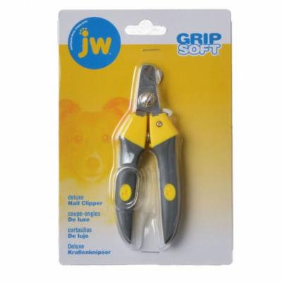 JW Gripsoft Delux Nail Clippers Medium - Pack of 4