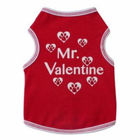 Mr. Valentine Dog Tank - Red - Medium