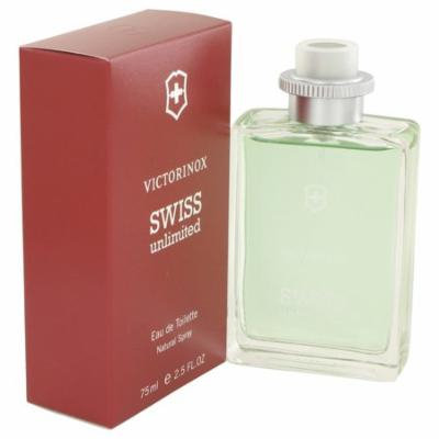 Swiss Unlimited by Victorinox for Men Eau De Toilette Spray 2.5 oz