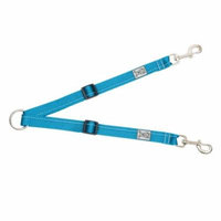 Primary Adjustable Dog Coupler - Cyan X-Small