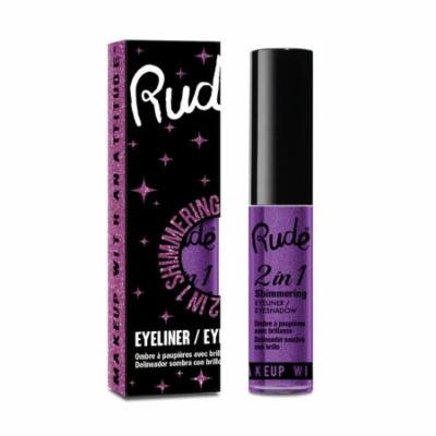 (3 Pack) RUDE 2 in 1 Shimmering Eyeliner + Eyeshadow - Amethyst