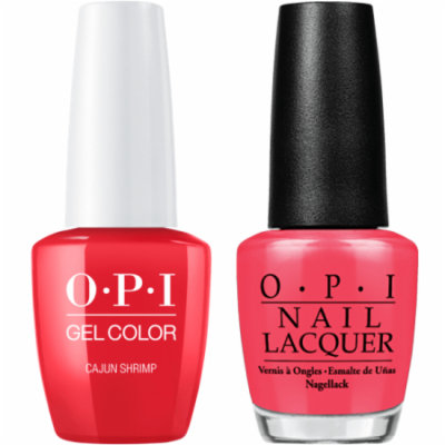 OPI GELCOLOR + MATCHING LACQUER CAJUN SHRIMP #L64