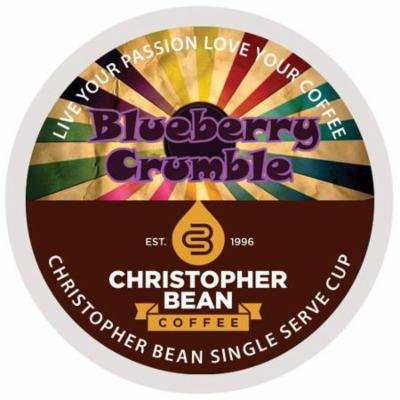 Bluberry Crumble Single Cup Coffee Christopher Bean Coffee K Cup, For Keurig Brewers ( 12 Count Box)