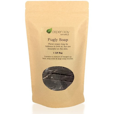 Aloe & Calendula Soap, 1 Pound Bag of Fugly Soap, a Mixture of Banged Up Bars, Soap Ends & Soap Chunks. 100% Natural & Organic Soap.