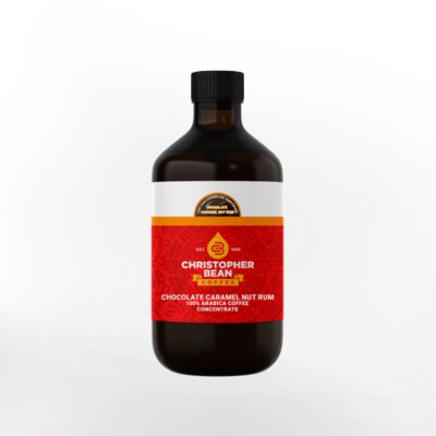Chocolate Caramel Nut Rum Cold Brew Iced Coffee Hot Coffee Liquid Java Concentrate ( 4 Ounce Bottle) Makes 12-16 Cups