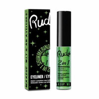 (6 Pack) RUDE 2 in 1 Shimmering Eyeliner + Eyeshadow - Emerald