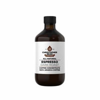 Espresso Dark Roast Cold Brew Iced Coffee Hot Coffee Liquid Java Concentrate ( 4 Ounce Bottle) Makes 12-16 Cups