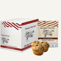 Patriot Pantry Blueberry Muffin Mix Case Pack (72 servings 6 pk.) Emergency Food