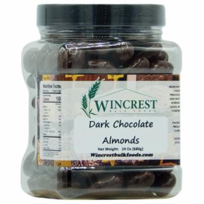 Dark Chocolate Almonds - 1.5 Lb Container