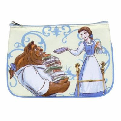 Disney Beauty and The Beast Cosmetic Pouch, Multi-Color