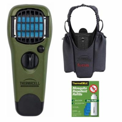 ThermaCELL Camper's Kit: Mosquito Repellent (Olive), Holster and R1 Refill