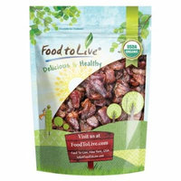 Organic Dried Strawberries by Food to Live (Non-GMO, Sweetened, Unsulfured, Vegan, Bulk, Product of the USA) — 1 Pound