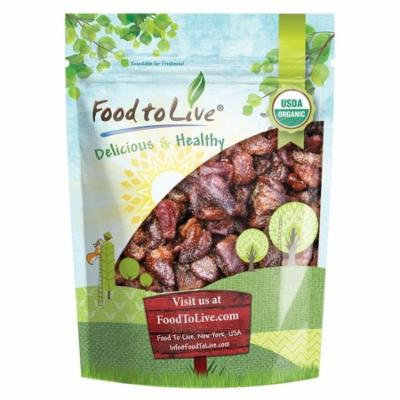 Organic Dried Strawberries by Food to Live (Non-GMO, Sweetened, Unsulfured, Vegan, Bulk, Product of the USA) — 1 Pound