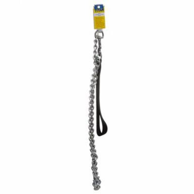 Titan Chain Lead with Nylon Handle - Black X-Heavy Chain - 48