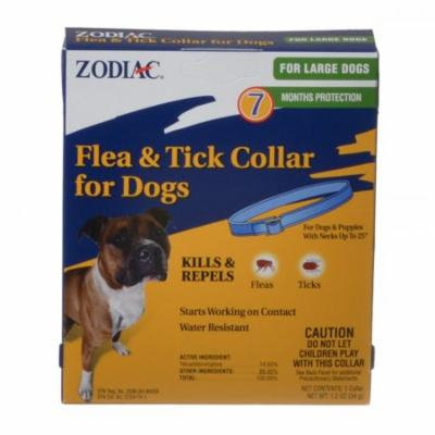 Zodiac Flea & Tick Collar for Large Dogs 1 Collar - (7 Month Protection) - Pack of 6