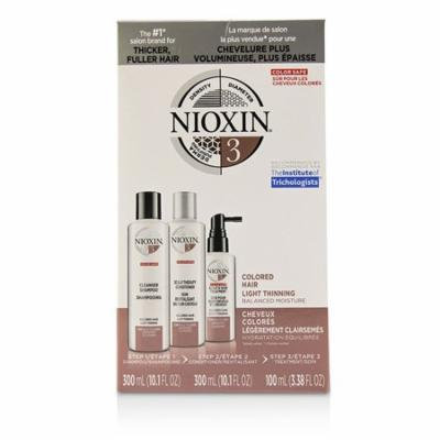 3D Care System Kit 3 - For Colored Hair, Light Thinning, Balanced Moisture-3pcs
