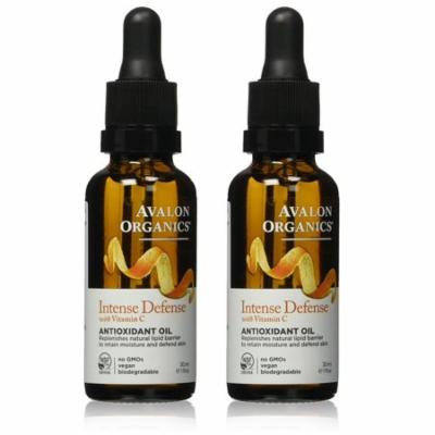 Avalon Organics Intense Defense with Vitamin C, Antioxidant Oil + FREE Eyebrow Trimmer