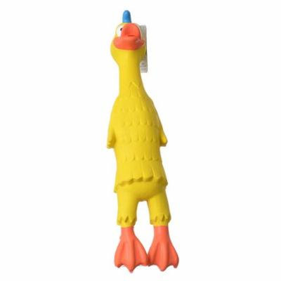 Rascals Latex Duck Squeak Dog Toy 14.5
